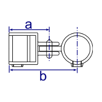 Ring-Hülsen_Kombination_gelenkig,V44,Rohrverbinder,Clamps & Brackets,die_cast_clamps,Pipe-Clamps V44_Ring-Hülsen_Kombination_gelenkig,Rohrverbinder,Tubeclips,Pipe-Clamps