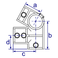 V54_s_Dachverteiler_Traufseite_Rohrschelle_Gussverbinder_Interclamp V54_s_Dachverteiler_Traufseite_Rohrschelle_Gussverbinder_Interclamp